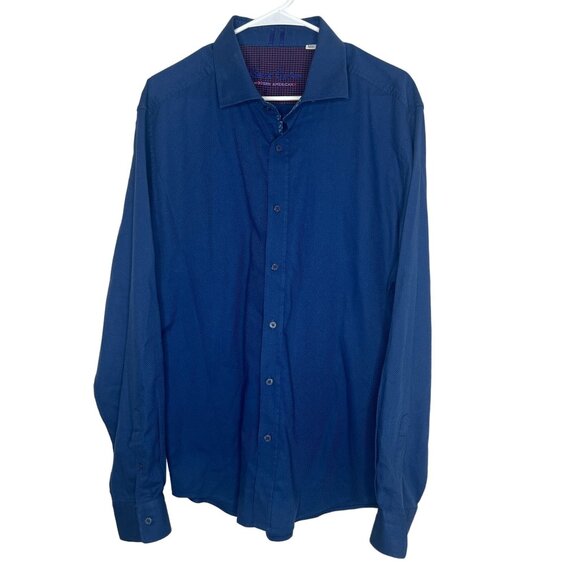 Robert Graham Men's Blue Long Sleeve 2XL - Picture 2 of 9